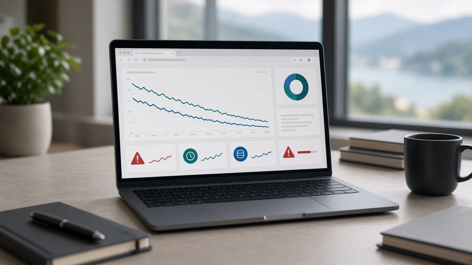 Projektwebsite mit Auswertung